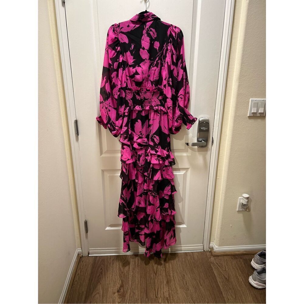 ELLIATT Yuna Hilo Maxi Dress Pink Cocktail Date Vacation 👗Size S NWT$410 - Picture 5 of 7